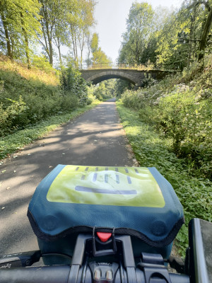 Brücke auf dem Vulkanradweg