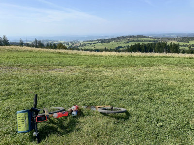 Auf dem Gipfel (Hoherodskopf)