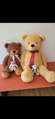 Bommel hat seine Familie wieder gefunden und sein Bruder ist gleich mit uns mitgefahren.<br />Ratet mal, welcher Bär uns auf der Heimreise bekleidet hat.